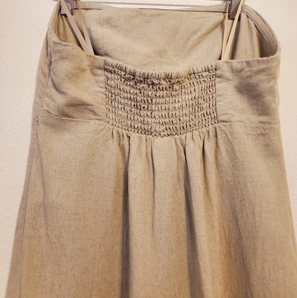 Urban Outfitters linen strapless wide-leg jumpsuit - Picture 6 of 16
